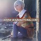 Full black super high to help canvas shoes boots COSPLAY animation shoes high tube